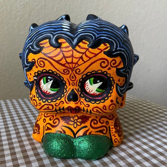 Betty Boop Deadly Boop Dia De Los Muertos Plaster Statue Michael Brown Signed